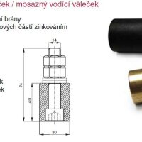Sada kování AZP605b + pohon BOXER500 IoT do 4 m průjezdu; DOPRAVA ZDARMA